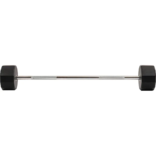 Штанга нерозбірна з фіксованою вагою пряма PEV HAMMER STRENGHT TA-9979-45 (Чорний)