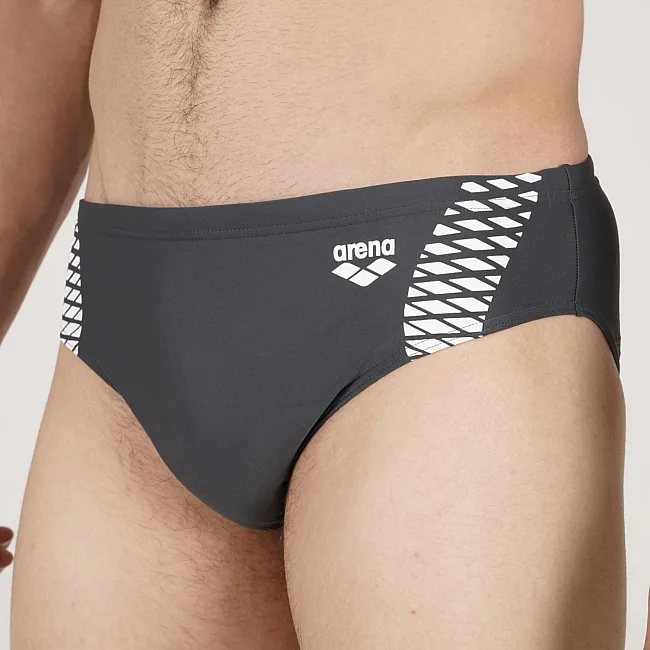 Плавки-слепы для мужчин Arena OPENINGS SWIM BRIEFS серый, белый