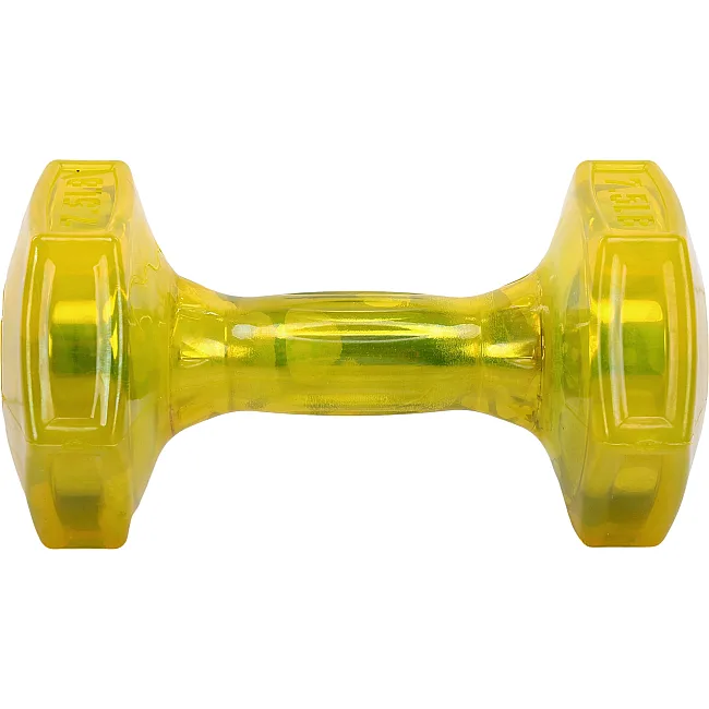 Гантель для фитнеса с TPU покрытием ZELART
 Jelly Urethane Coated Dumbbells TA-2946-7_5LB 1шт 3,4кг (Желтый)