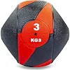 Медбол мяч медицинский двуручный с хватами RECORD FI-5111-3 3кг