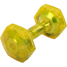 Гантель для фитнеса с TPU покрытием ZELART Jelly Urethane Coated Dumbbells TA-2946-7_5LB 1шт 3,4кг (Желтый)