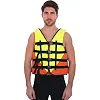 Спасательный жилет SP-SPORT PL-3548-90-110 на вес-90-110кг (Оранжевый-желтый)