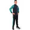 Спортивный костюм детский кофта на молнии и брюки LIDONG LD-6803T (Бирюзовый-синий)