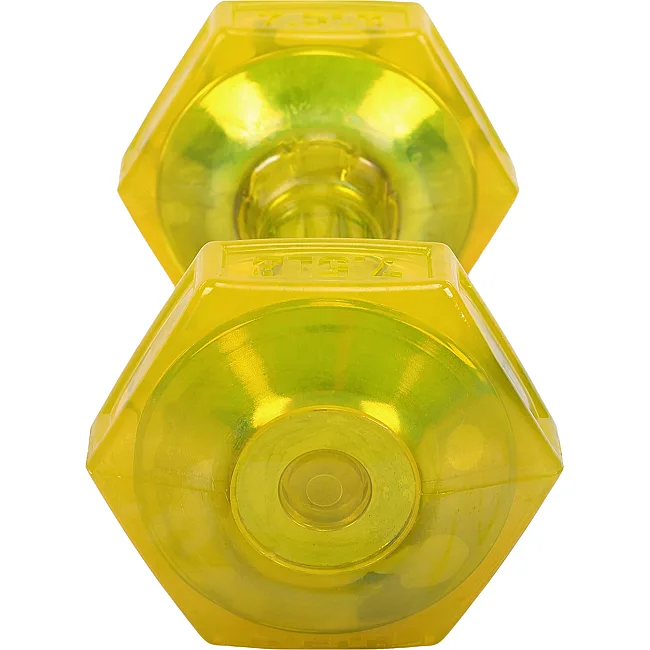 Гантель для фитнеса с TPU покрытием ZELART
 Jelly Urethane Coated Dumbbells TA-2946-7_5LB 1шт 3,4кг (Желтый)