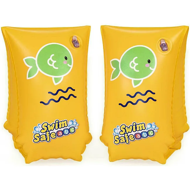 Детские нарукавники для плавания Aqua Speed ARMBANDS 5655 желтый, зелёный 30x15 см