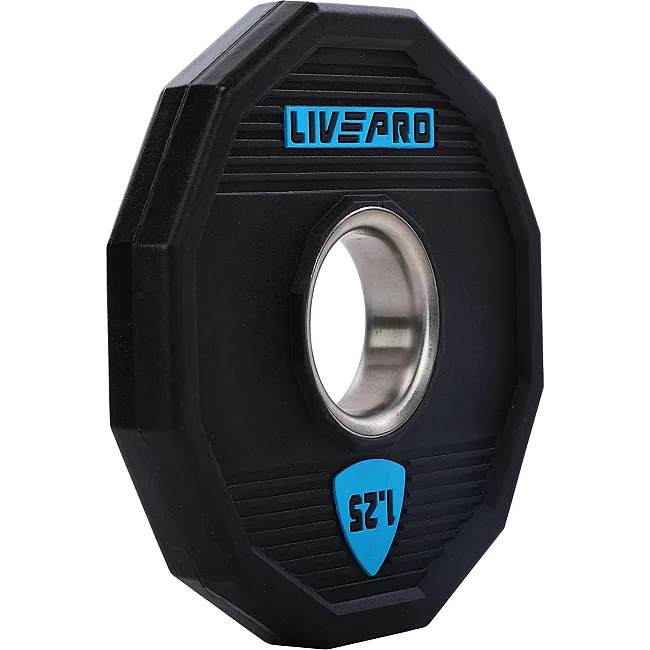 Млинці диски поліуретанові 2 Handle металева втулка LiveUp LP8023-1_25 ø51мм 1,25кг