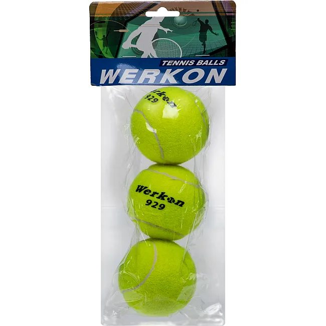 Мячи для большого тенниса WERKON
 9575 3шт