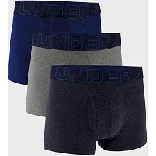 Труси чоловічі UNDER ARMOUR M Perf Cotton 3in синій, сірий, темно-синій LG