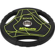 Млинець для штанги поліуретановий MD Buddy TA-9647-20 51мм 20кг