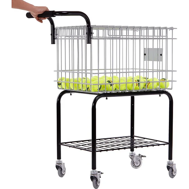 Корзина для теннисных мячей тележка TENNIS BALL CART на 350 мячей TELOON T115-350