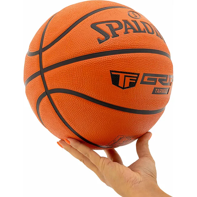 Баскетбольний м'яч
 гумовий SPALDING TF TARMAC GRIP 85102YREV1
 7 (Помаранчевий)
