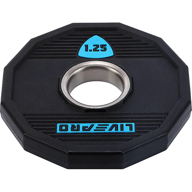 Млинці диски поліуретанові 2 Handle металева втулка LiveUp LP8023-1_25 ø51мм 1,25кг