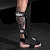 Защита голени и стопы Phantom Muay Thai Black