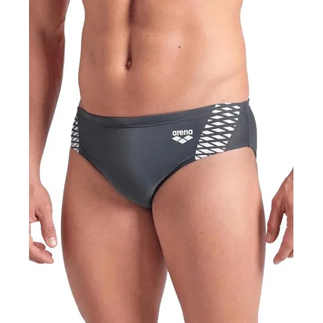 Плавки-слепы для мужчин Arena OPENINGS SWIM BRIEFS серый, белый