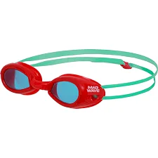 Детские очки для плавания MADWAVE COMET FLAVOR KIDS M041005 (Красный-голубой)