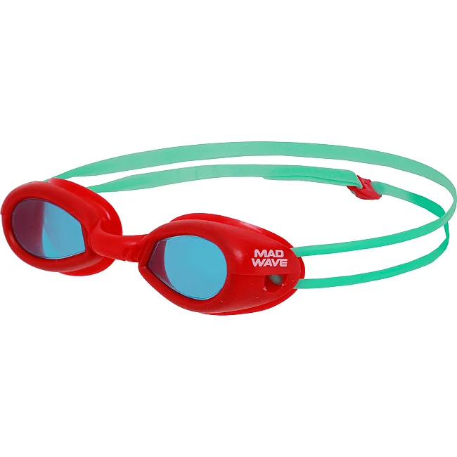 Детские очки для плавания
 MADWAVE
 COMET FLAVOR KIDS M041005 (Красный-голубой)