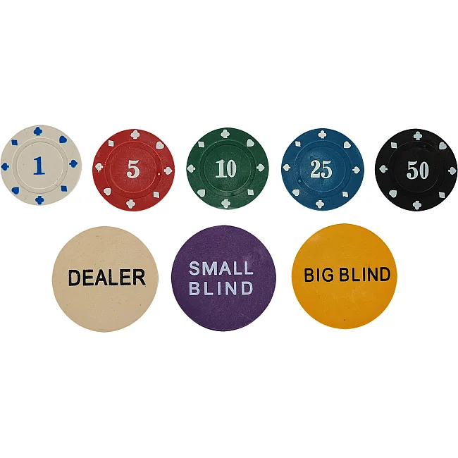 Набор для покера в металлической коробке Poker game set SP-SPORT
 6620K 200 фишек