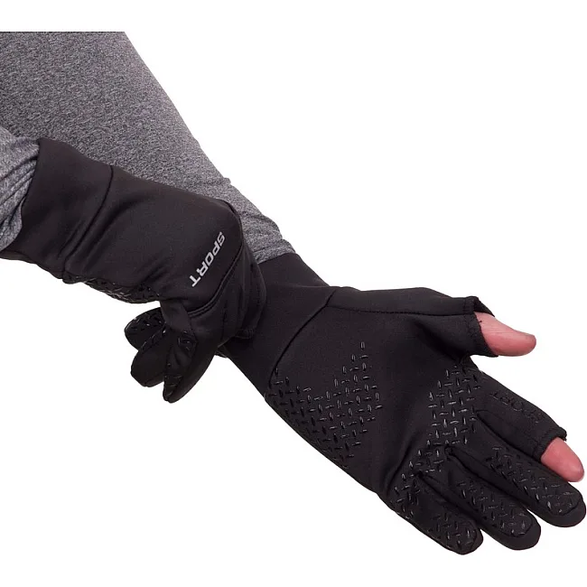 Перчатки для охоты и рыбалки (перчатки спиннингиста) SP-SPORT

 BC-9240 (Черный)