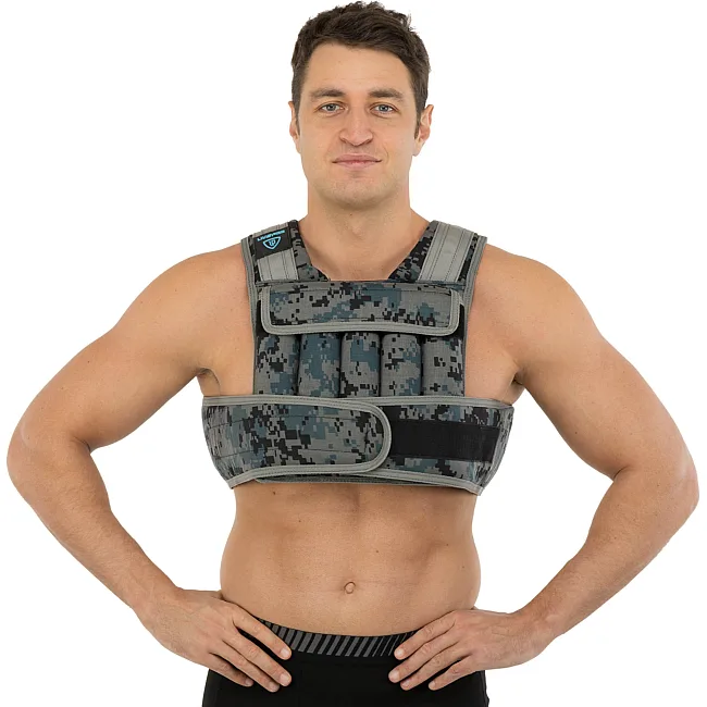 Утяжелительный жилет
 с регулируемым весом LiveUp WEIGTH VEST LP8195-10 вес-1-10кг