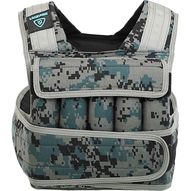 Утяжелительный жилет
 с регулируемым весом LiveUp WEIGTH VEST LP8195-10 вес-1-10кг