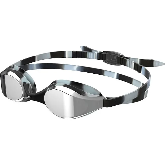 Очки для плавания детские Speedo HYPER FLYER MIRRORED черный, серый