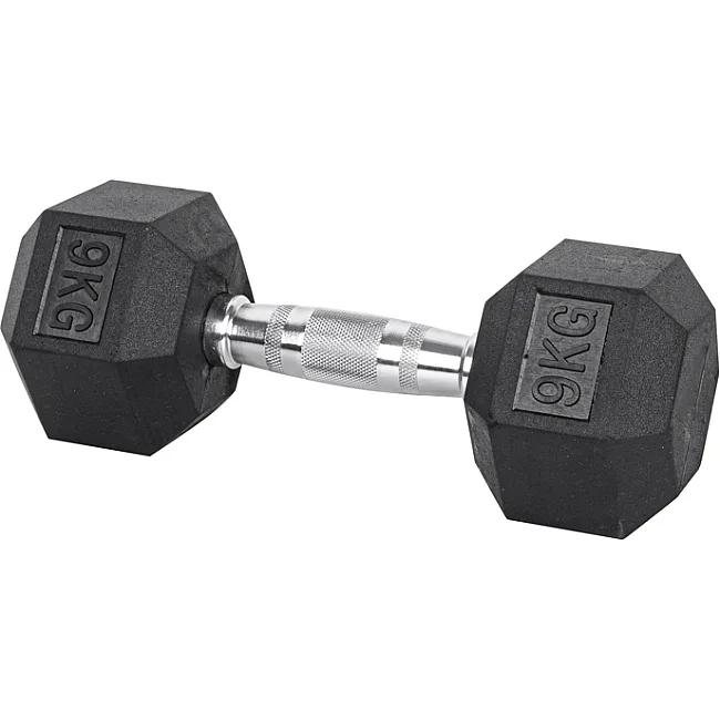 Гантель шестигранна inSPORTline Hexsteel 9 кг