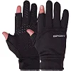 Перчатки для охоты и рыбалки (перчатки спиннингиста) SP-SPORT BC-9240 (Черный)