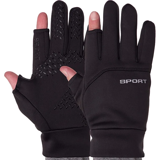 Перчатки для охоты и рыбалки (перчатки спиннингиста) SP-SPORT

 BC-9240 (Черный)