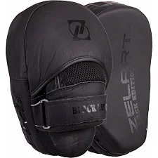 Лапа боксерская изогнутая тренировочная кожа ZELART VL-3312 25x18x5см 2штуки