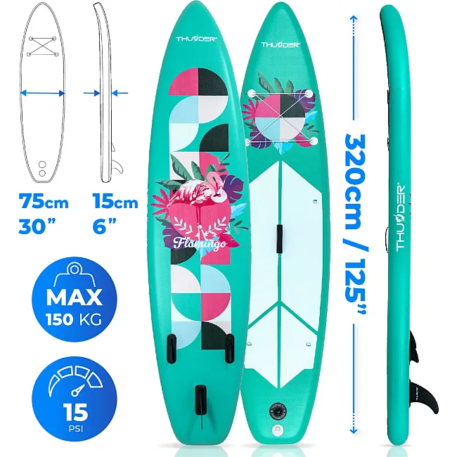 Надувная доска SUP (Сапборд) THUNDER FLAMI 320