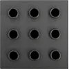 Стойка вертикальная для Олимпийских грифов на 9 штук LiveUp LP8874 44х44х16,5cм