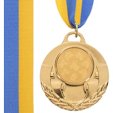 Медаль спортивная с лентой тематическая SP-SPORT AIM Собаки C-4846-0063 ø5см (Золотой)