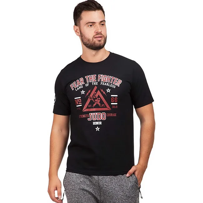 Футболка мужская JUDO JD-41 (Черный)