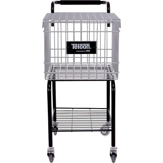 Корзина для теннисных мячей тележка TENNIS BALL CART на 350 мячей TELOON T115-350