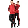 Спортивный костюм детский кофта на молнии и брюки LIDONG LD-6803T (Красный-черный)
