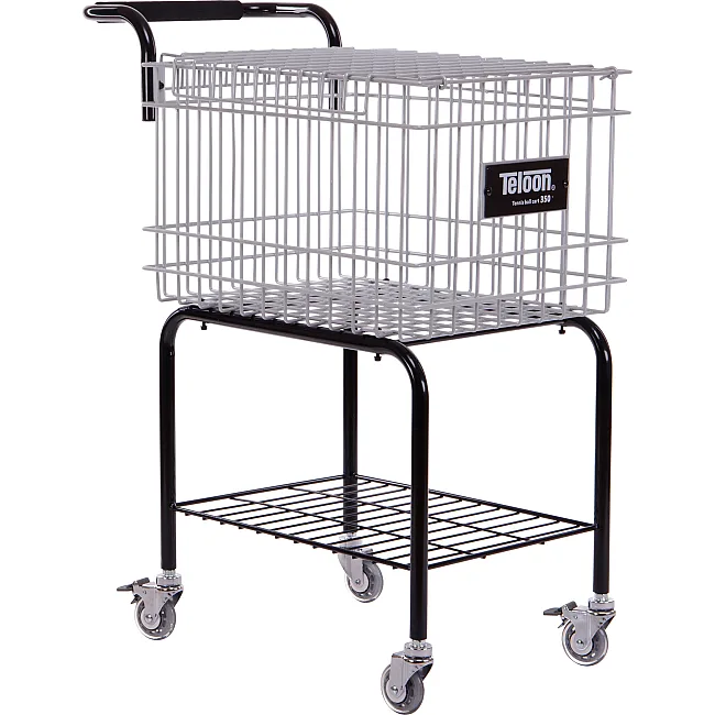 Корзина для теннисных мячей тележка TENNIS BALL CART на 350 мячей TELOON T115-350