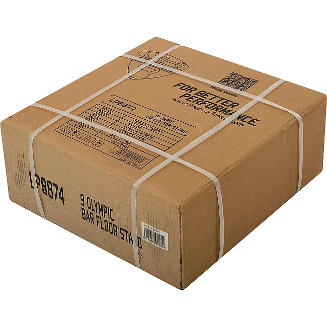 Стойка вертикальная для Олимпийских грифов на 9 штук LiveUp LP8874 44х44х16,5cм