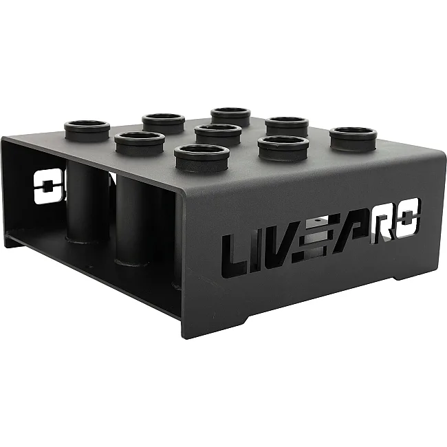 Стойка вертикальная для Олимпийских грифов на 9 штук LiveUp LP8874 44х44х16,5cм