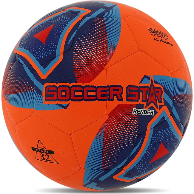 Футбольный мяч
 HIBRED SOCCER STAR RENDER FB-6036 №5 PU (Оранжевый)