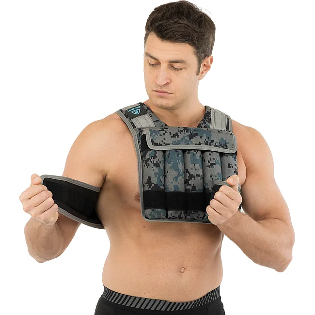 Утяжелительный жилет
 с регулируемым весом LiveUp WEIGTH VEST LP8195-10 вес-1-10кг