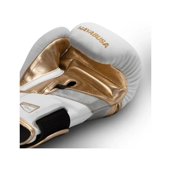 Перчатки для бокса Hayabusa T3 White Gold