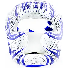 Боксерский шлем Twins Fancy FHGL3-TW5 White-Blue