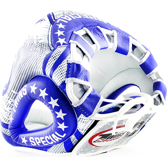 Боксерський шолом Twins Fancy FHGL3-TW5 White-Blue