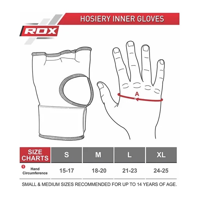Быстрые гелевые бинты RDX HУниверсальный iery Gel Padded Inner Black