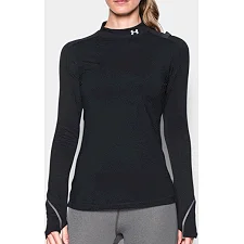 Жіноча спортивна блузка Under Armour ColdGear Elements Mock Black