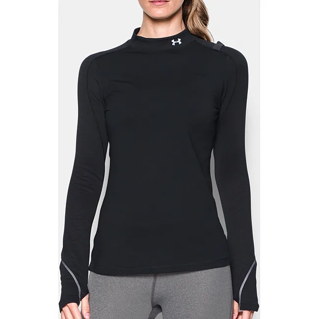 Жіноча спортивна блузка Under Armour ColdGear Elements Mock Black