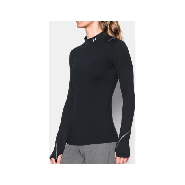 Жіноча спортивна блузка Under Armour ColdGear Elements Mock Black