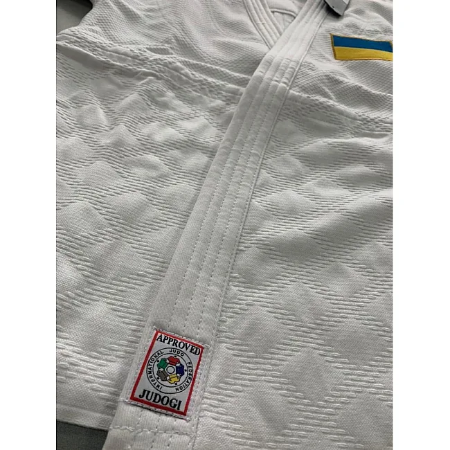 Кимоно для дзюдо Adidas Champion II Olympic IJF (белый, JIJFSMUOGWH)