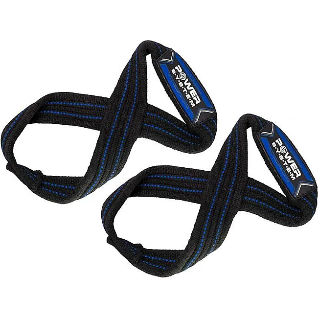 Лямки для тяги (висмерка) POWER SYSTEM PS-3405 Figure 8 Black/Blue