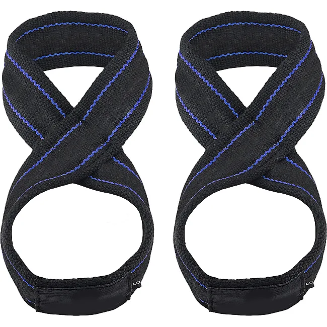 Лямки для тяги (висмерка) POWER SYSTEM PS-3405 Figure 8 Black/Blue